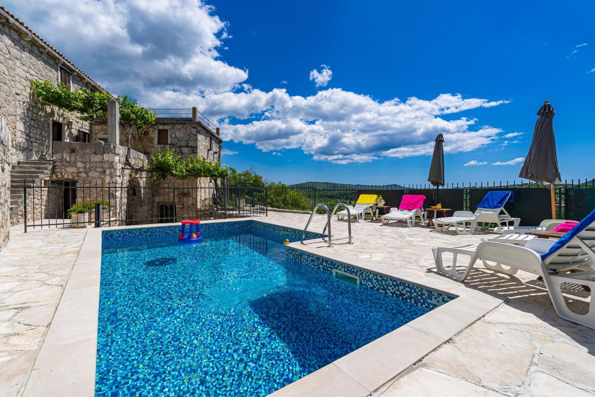 Private Pool Villa - Meditteranean Peace Slano Dış mekan fotoğraf