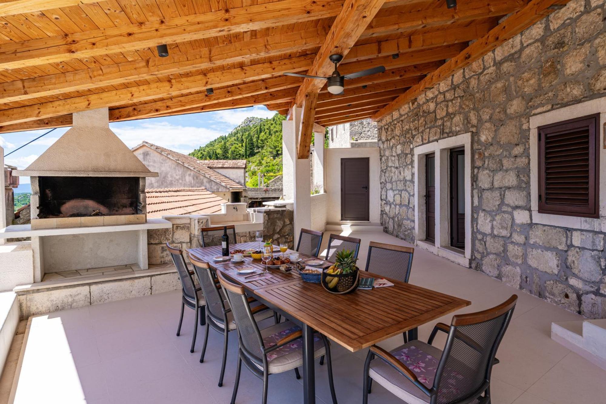 Private Pool Villa - Meditteranean Peace Slano Dış mekan fotoğraf