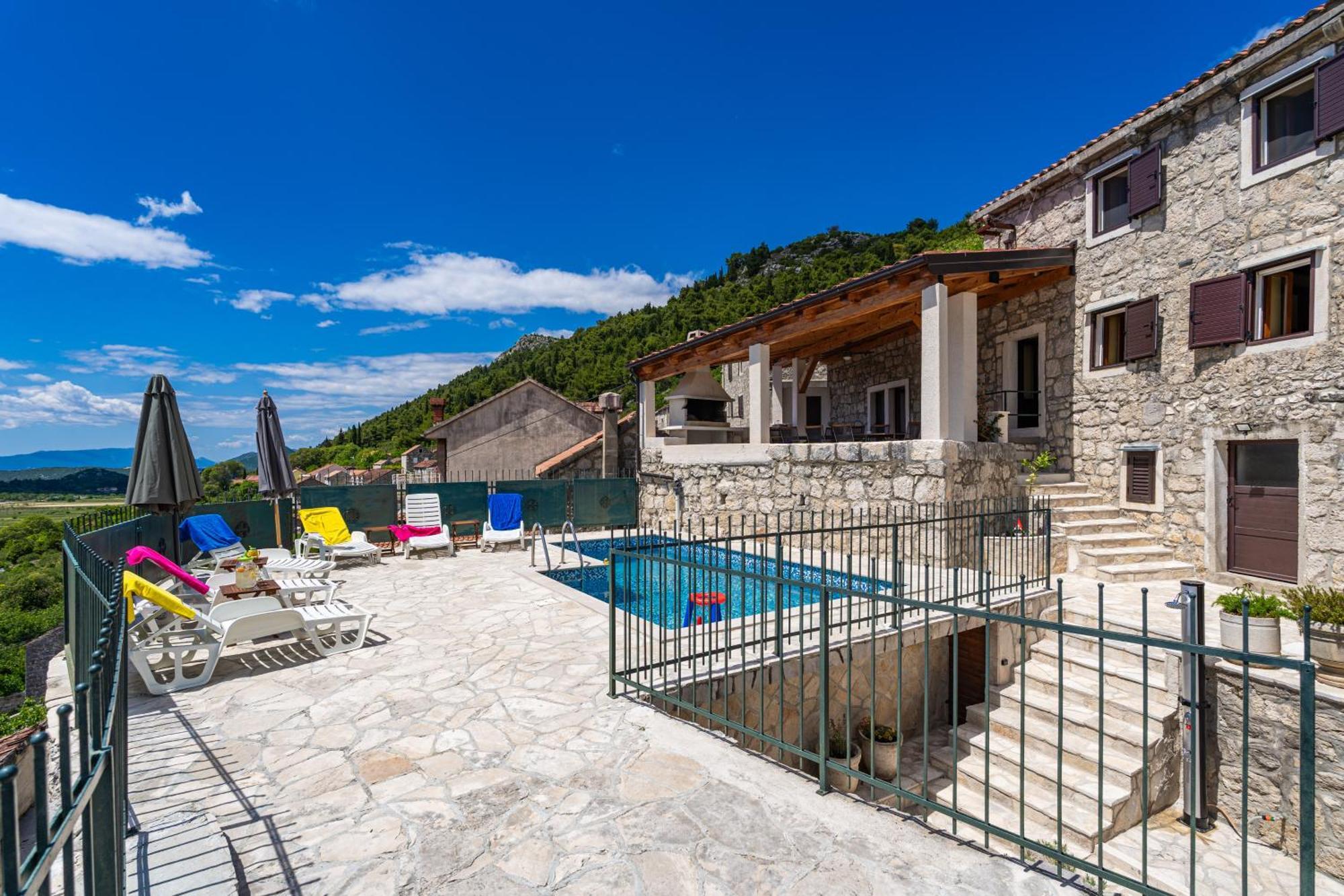 Private Pool Villa - Meditteranean Peace Slano Dış mekan fotoğraf