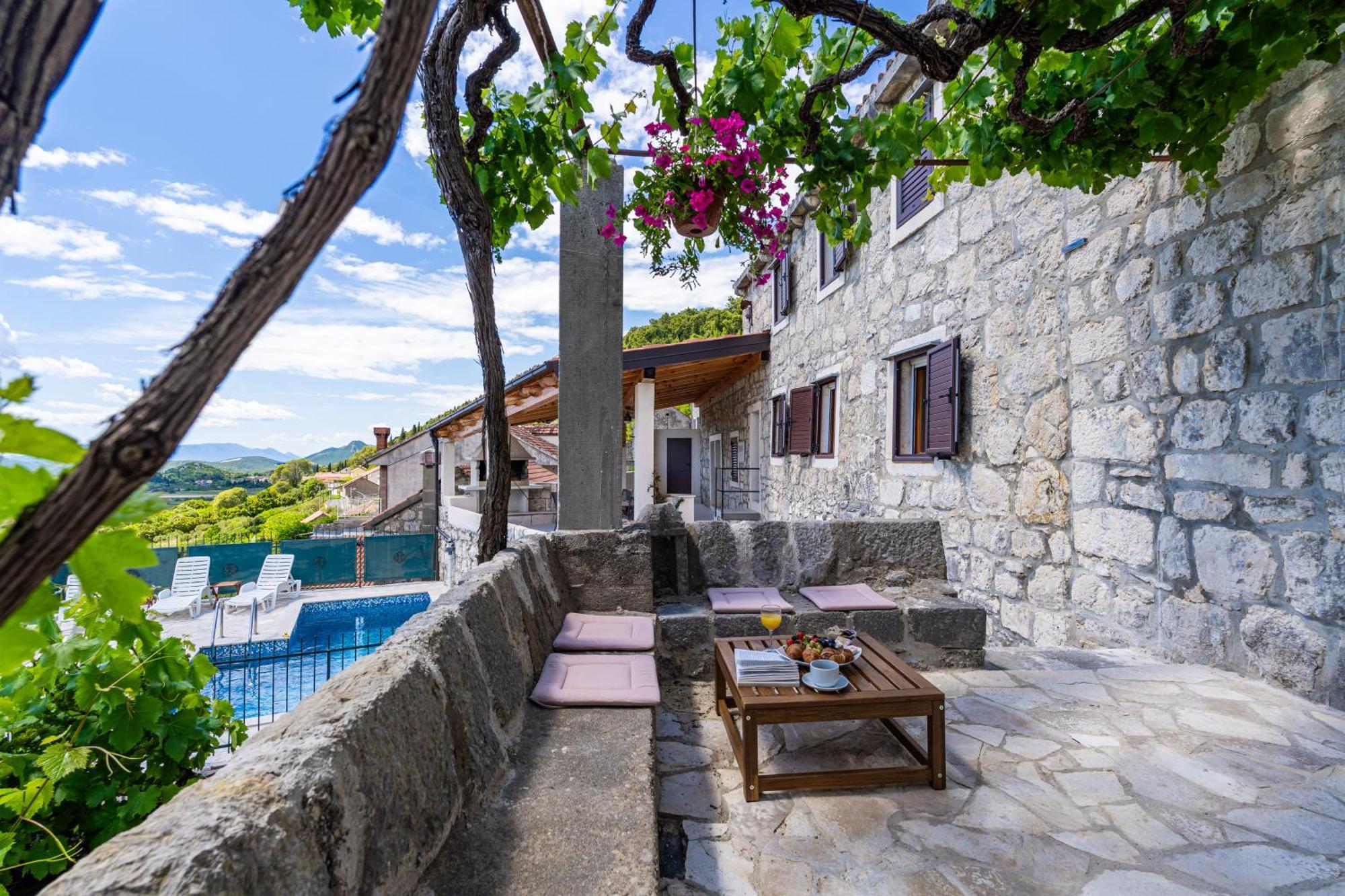Private Pool Villa - Meditteranean Peace Slano Dış mekan fotoğraf