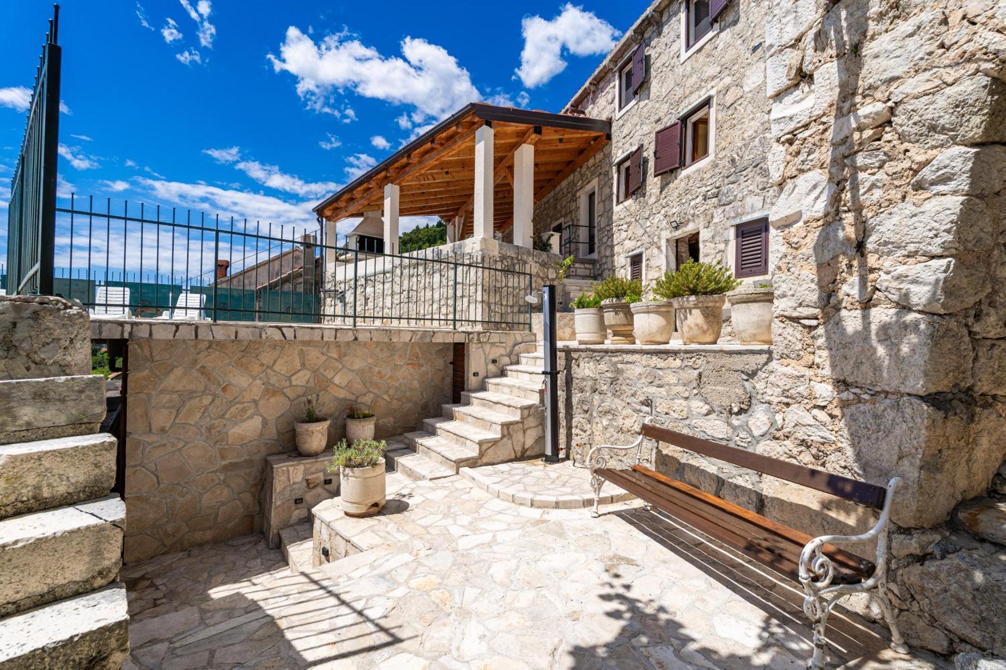 Private Pool Villa - Meditteranean Peace Slano Dış mekan fotoğraf