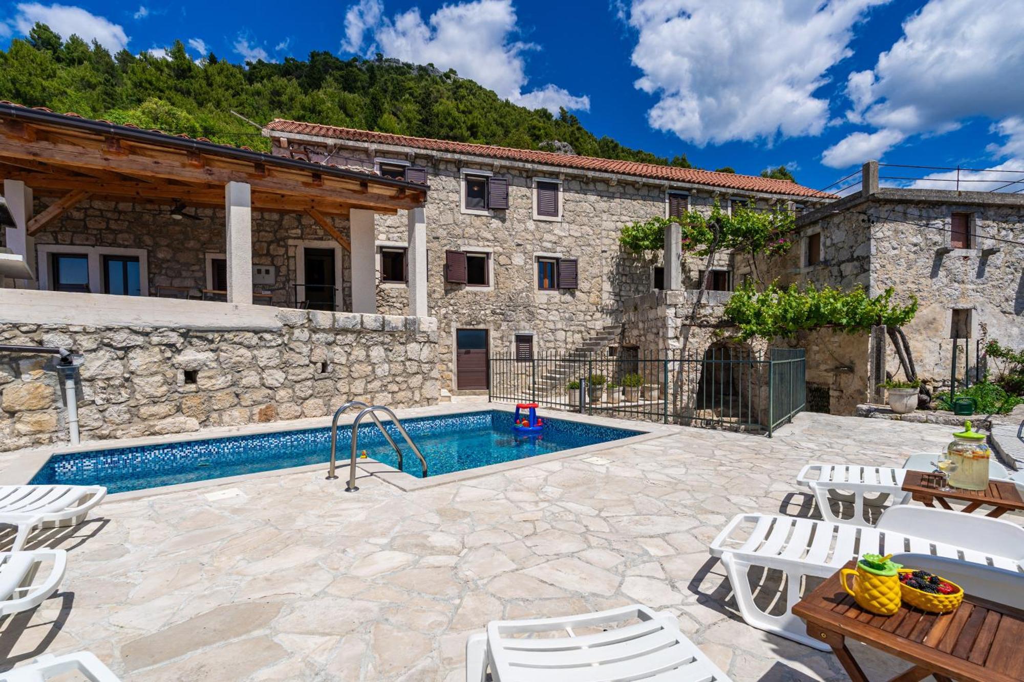 Private Pool Villa - Meditteranean Peace Slano Dış mekan fotoğraf