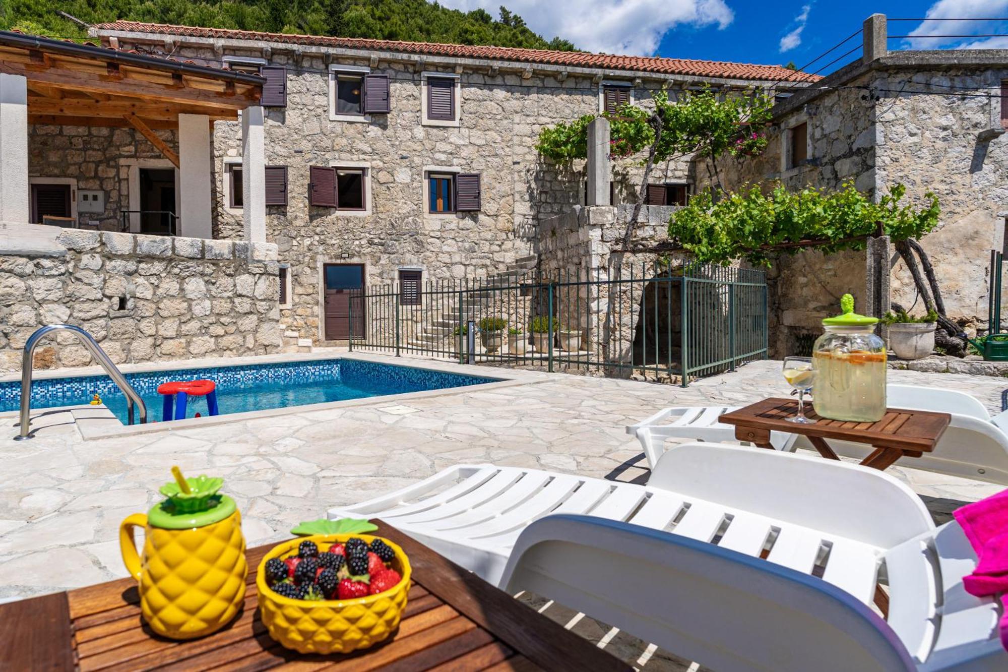 Private Pool Villa - Meditteranean Peace Slano Dış mekan fotoğraf