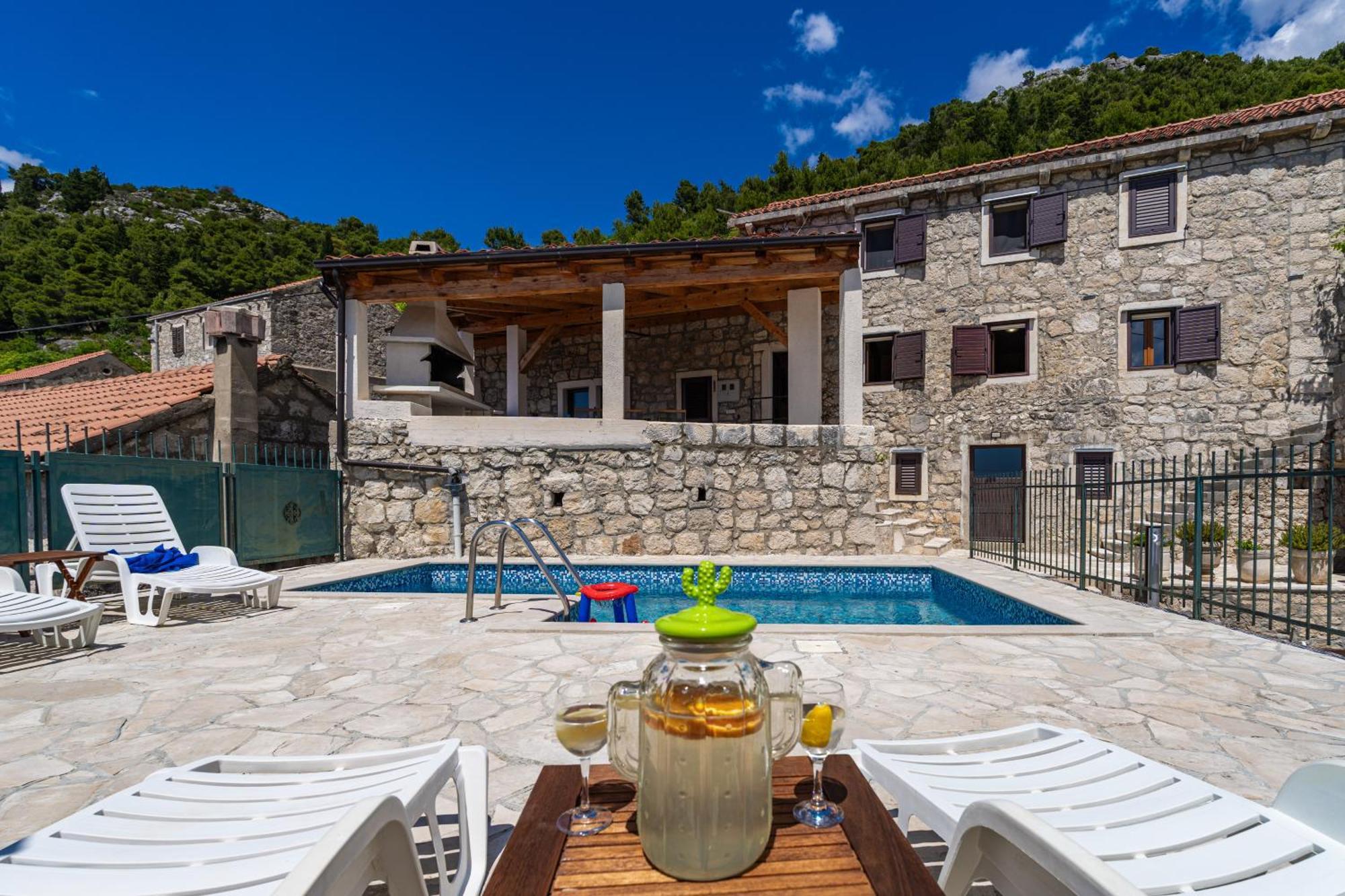 Private Pool Villa - Meditteranean Peace Slano Dış mekan fotoğraf